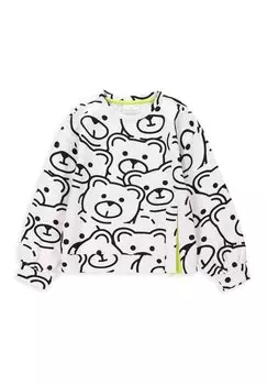 Толстовка с капюшоном Coccodrillo, белый