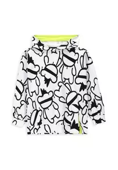 Толстовка с капюшоном Coccodrillo, белый