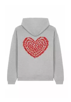 Толстовка с капюшоном CORAZON BACK EMBROIDERY - Sweatshirt Mira Paris, пятнистый серый