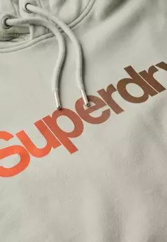 Толстовка с капюшоном CORE LOGO FADE Superdry, светло-серый