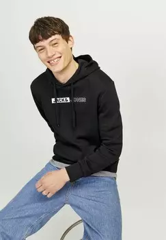 Толстовка с капюшоном CORP LOGO PLAY NOOS Jack & Jones, черный