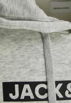 Толстовка с капюшоном CORP LOGO PLAY NOOS Jack & Jones, белый