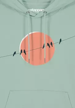 Толстовка с капюшоном COUNTRYSIDE watapparel, светло-зеленый