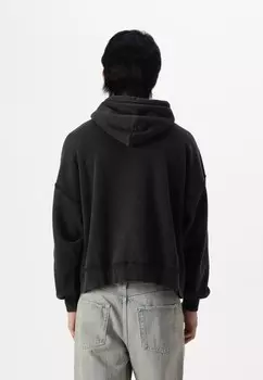 Толстовка с капюшоном CROPPED Abercrombie & Fitch, черный