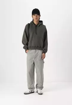 Толстовка с капюшоном CROPPED VINTAGE Abercrombie & Fitch, темно-зеленый