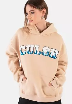 Толстовка с капюшоном CUL8R, бежевый