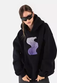 Толстовка с капюшоном CUL8R, черный