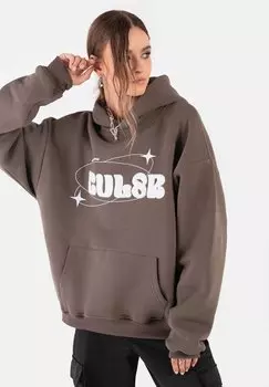 Толстовка с капюшоном CUL8R, коричневый