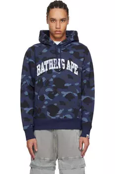 Толстовка с капюшоном цвета морской волны BAPE