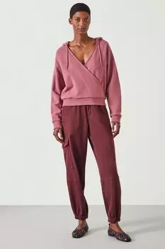 Толстовка с капюшоном Daisy Wrap из 100% хлопка Hush, розовый