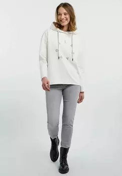 Толстовка с капюшоном DARIS Elbsand, белый