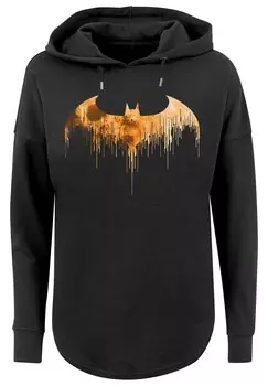 Толстовка с капюшоном DC COMICS BATMAN ARKHAM KNIGHT HALLOWEEN MOON MOND LOGO FILL F4NT4STIC, черный