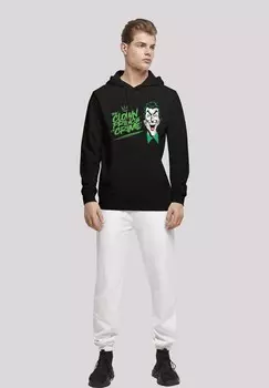Толстовка с капюшоном DC COMICS BATMAN JOKER CLOWN PRINCE OF CRIME F4NT4STIC, черный