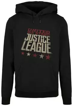Толстовка с капюшоном DC COMICS JUSTICE LEAGUE MOVIE UNITED WE STAND F4NT4STIC, черный