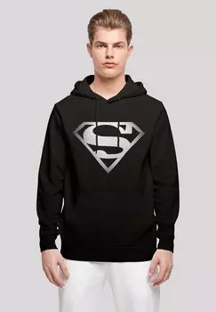 Толстовка с капюшоном DC COMICS SUPERMAN SUPERHELD SPOT F4NT4STIC, черный