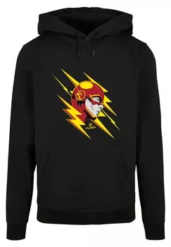 Толстовка с капюшоном DC COMICS THE FLASH LIGHTNING PORTRAIT F4NT4STIC, черный