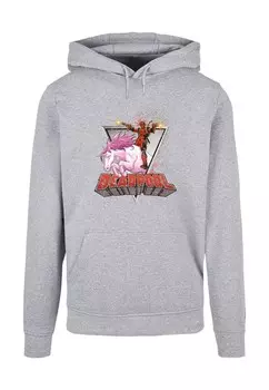 Толстовка с капюшоном DEADPOOL ABSOLUTE CULT, светло-серый