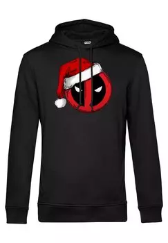Толстовка с капюшоном DEADPOOL SANTA HAT Marvel, черный