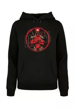 Толстовка с капюшоном DEADPOOL SPLATTER POSED ABSOLUTE CULT, черный