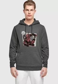 Толстовка с капюшоном DEADPOOL TACOS BREAKTIME ABSOLUTE CULT, темно-серый