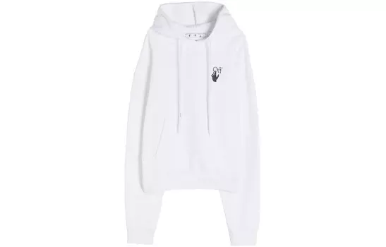 Толстовка с капюшоном Degrade Arrows Oversize Off-White, белый