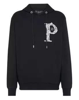 Толстовка с капюшоном Деньги Philipp Plein, черный