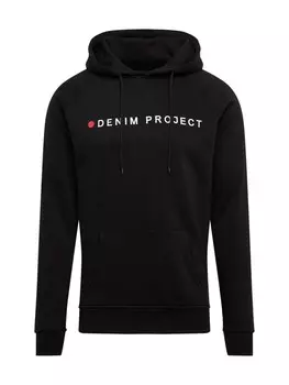 Толстовка с капюшоном Denim Project Regular fit Sweatshirt, черный