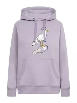 Толстовка с капюшоном Derbe, фиолетовый