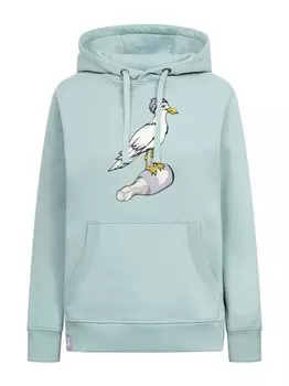 Толстовка с капюшоном Derbe, голубой
