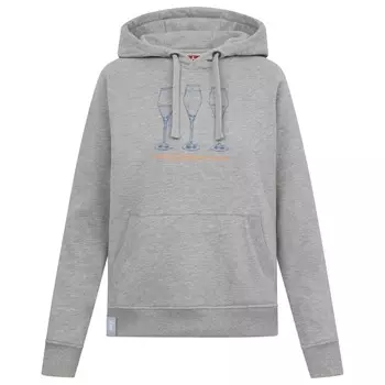 Толстовка с капюшоном Derbe Women's Die Klgere, цвет Grey Melange