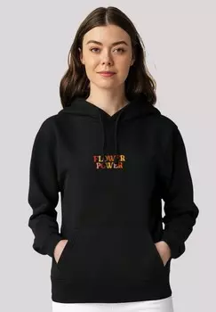 Толстовка с капюшоном DIE BIENE MAJA FLOWER POWER F4NT4STIC, черный