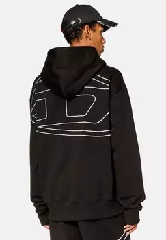 Толстовка с капюшоном Diesel S-MACS-MEGOVAL-D, цвет Black