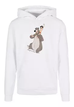 Толстовка с капюшоном DISNEY DSCHUNGELBUCH MOGLI UND BALOO F4NT4STIC, белый