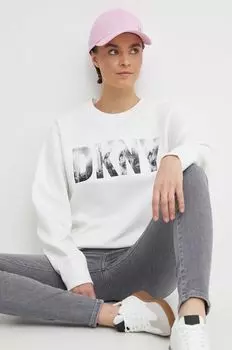 Толстовка с капюшоном Dkny, бежевый