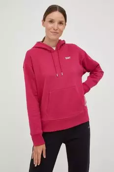 Толстовка с капюшоном Dkny, розовый