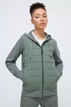 Толстовка с капюшоном Dkny, зеленый
