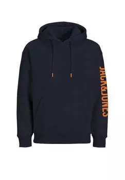 Толстовка с капюшоном для бега с капюшоном Jack & Jones, синий