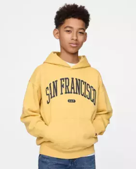 Толстовка с капюшоном для мальчика Gap, желтый