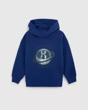 Толстовка с капюшоном для мальчика IKKS, синий