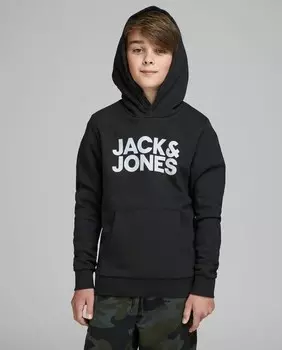 Толстовка с капюшоном для мальчика Jack & Jones, темно-синий