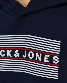 Толстовка с капюшоном для мальчика Jack & Jones, синий