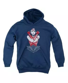 Толстовка с капюшоном для мальчиков и молодежи Amazon Movie Wonder Woman, синий