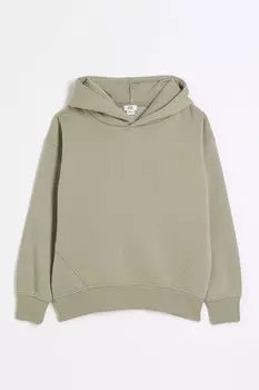 Толстовка с капюшоном для мальчиков, обычная посадка River Island, зеленый