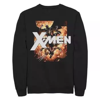 Толстовка с капюшоном для юниоров Marvel Classic X-Men Explosion Crew Licensed Character