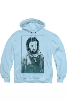 Толстовка с капюшоном для взрослых «Аквамен» из фильма «Соль моря» Gildan, белый