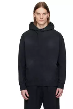 Толстовка с капюшоном «Долман» с капюшоном темно-синего цвета Omar Afridi