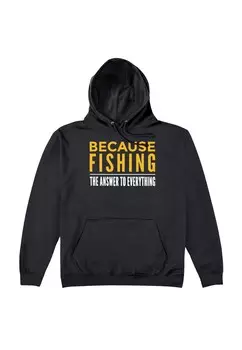 Толстовка с капюшоном DUKE SONS FISHING IS THE ANSWER Henry Tiger, черный