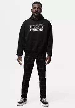 Толстовка с капюшоном DUKE SONS FISHING THERAPY Henry Tiger, черный