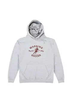 Толстовка с капюшоном DUKE & SONS SOCCER WARNING Henry Tiger, цвет Mottled Light Grey