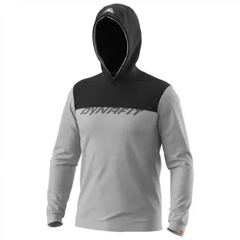 Толстовка с капюшоном Dynafit 24/7 Drirelease Hoody, цвет Alloy/Black Out